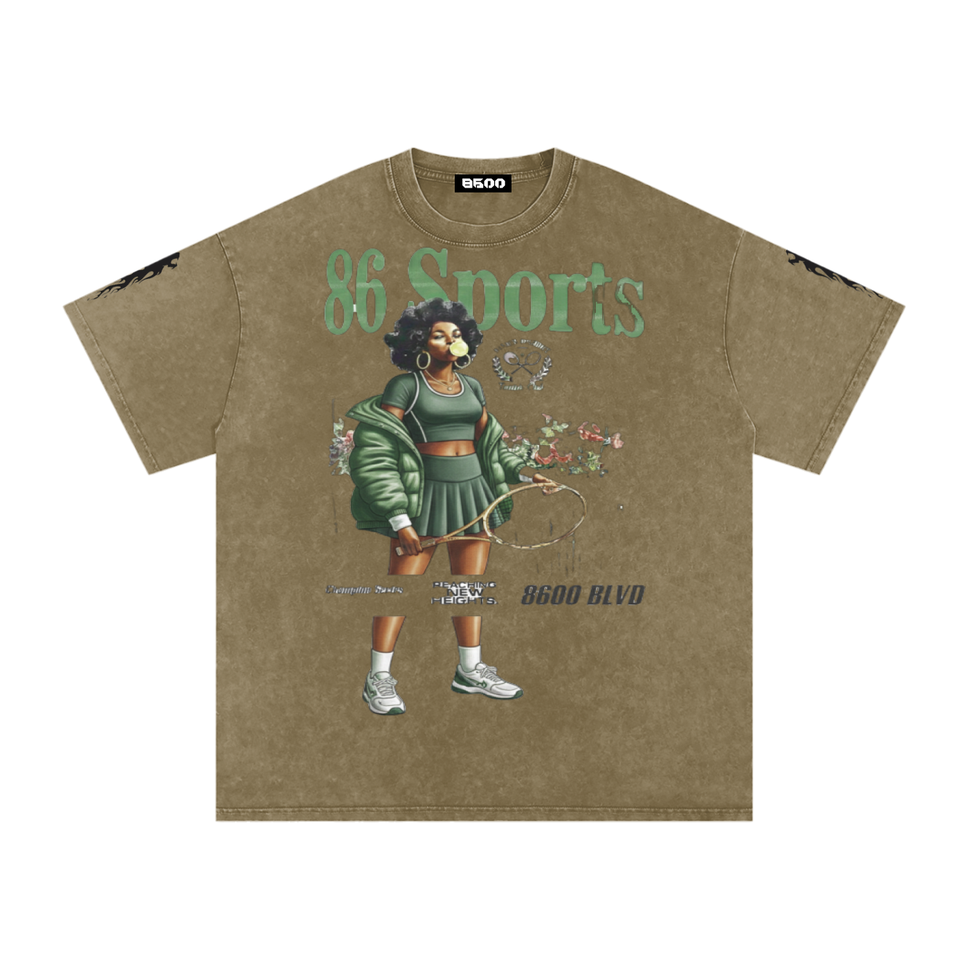 86 Sports Heavy Washed Tshirt