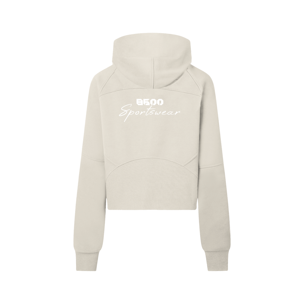 86 Cropped Sportswear Half-Zip Hoodie