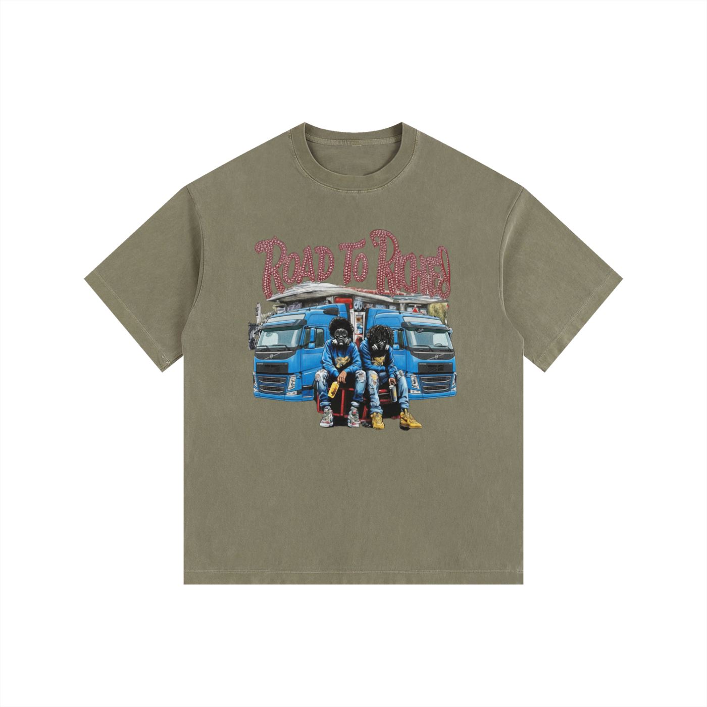 Vintage Road To Richies Oversized  T-Shirt