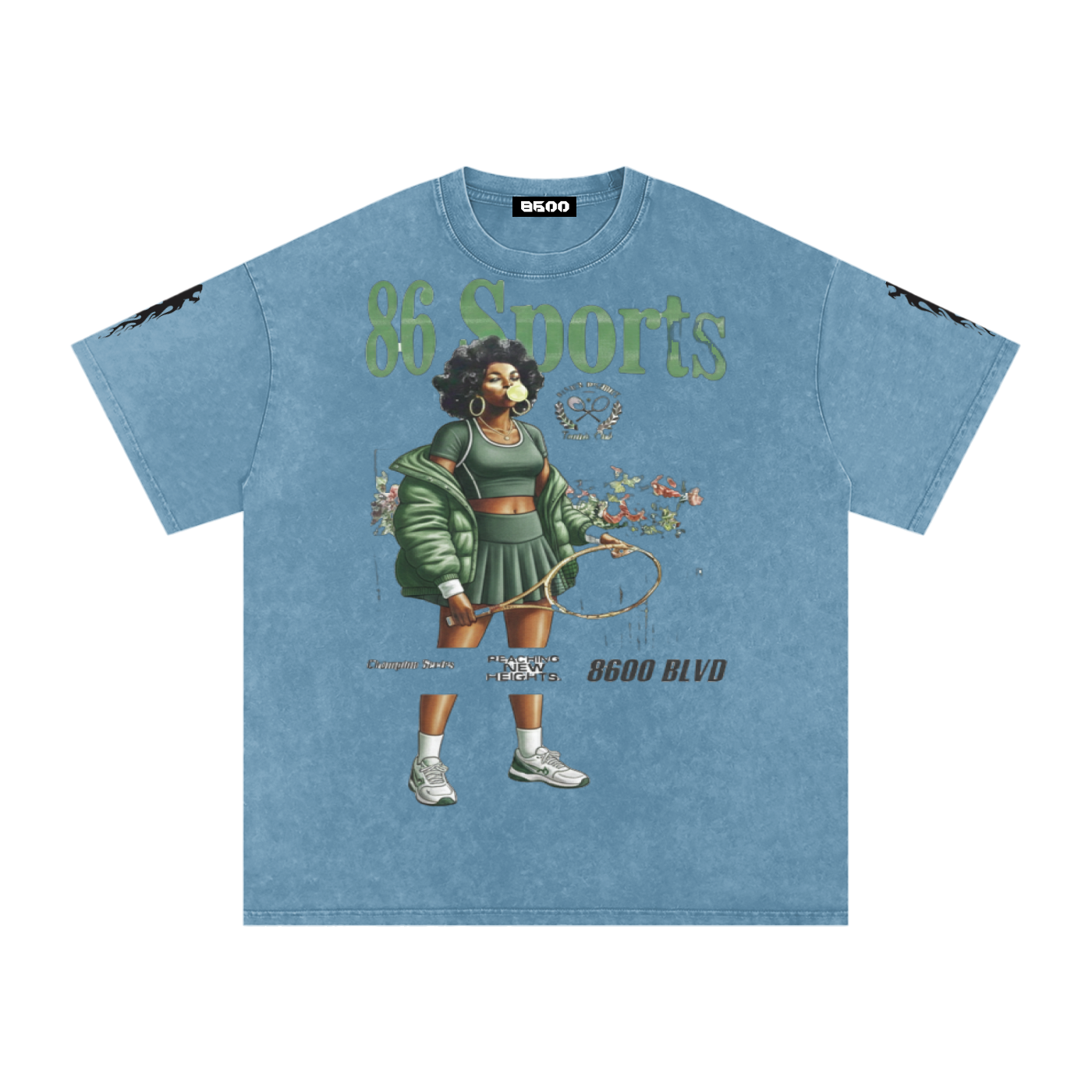 86 Sports Heavy Washed Tshirt
