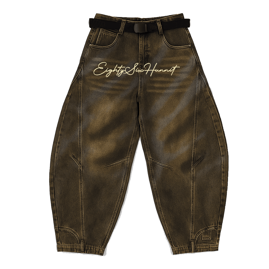 86 Curved Denim Jeans