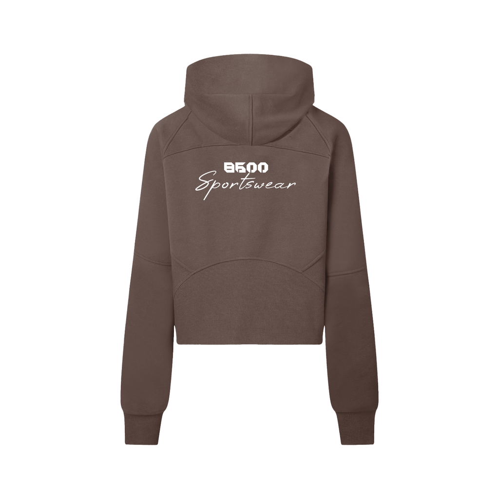 86 Cropped Sportswear Half-Zip Hoodie