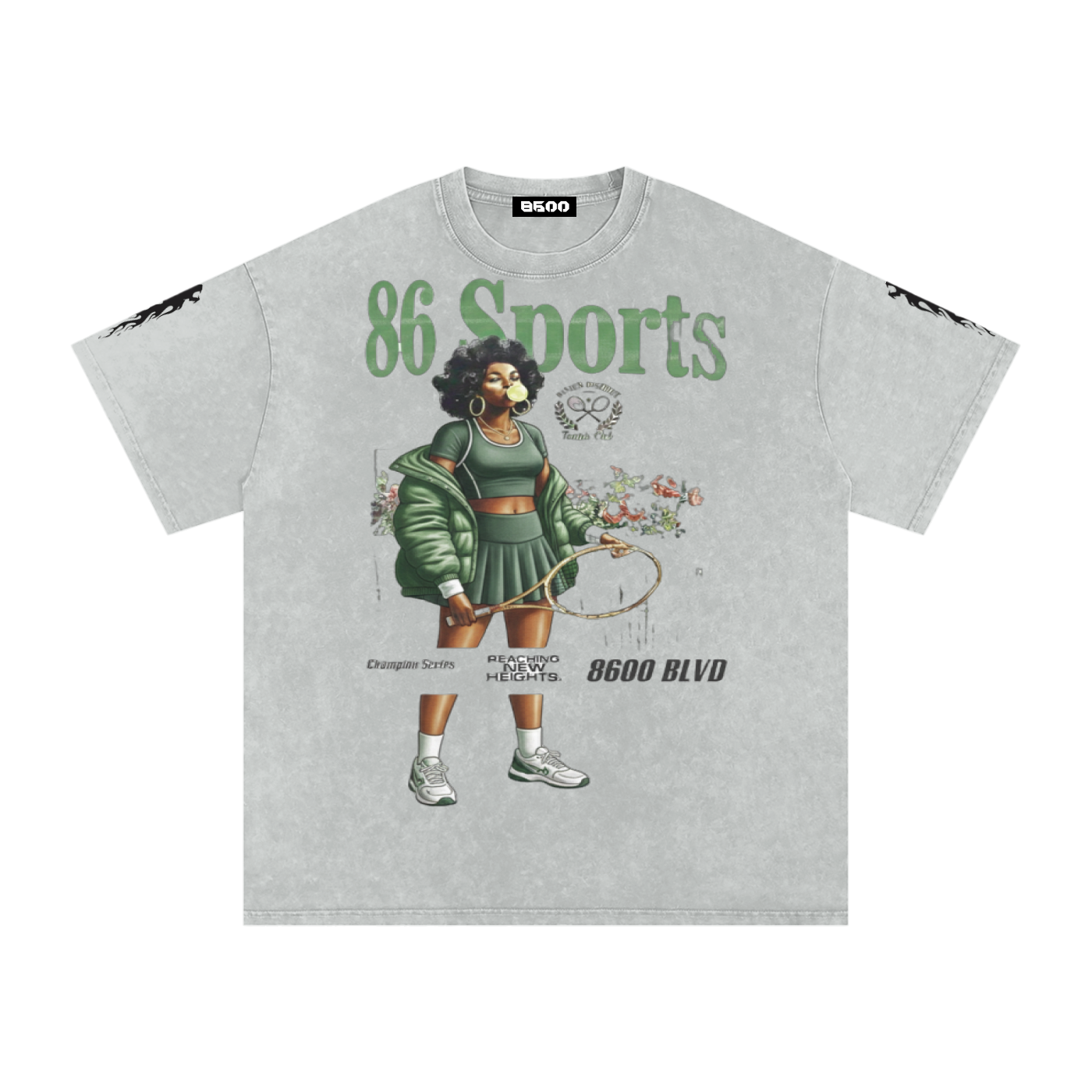 86 Sports Heavy Washed Tshirt