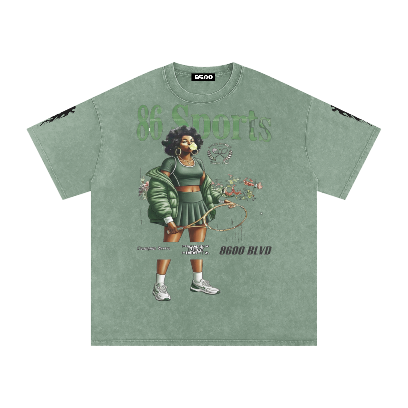 86 Sports Heavy Washed Tshirt