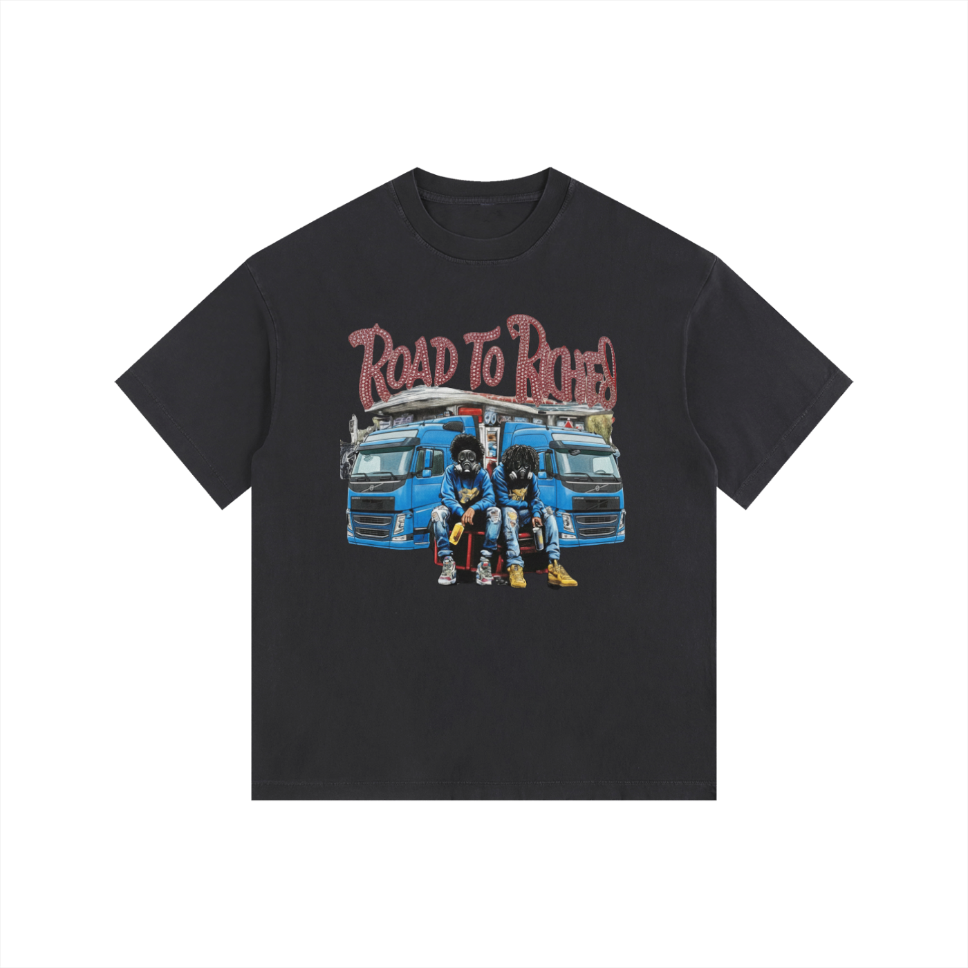 Vintage Road To Richies Oversized  T-Shirt
