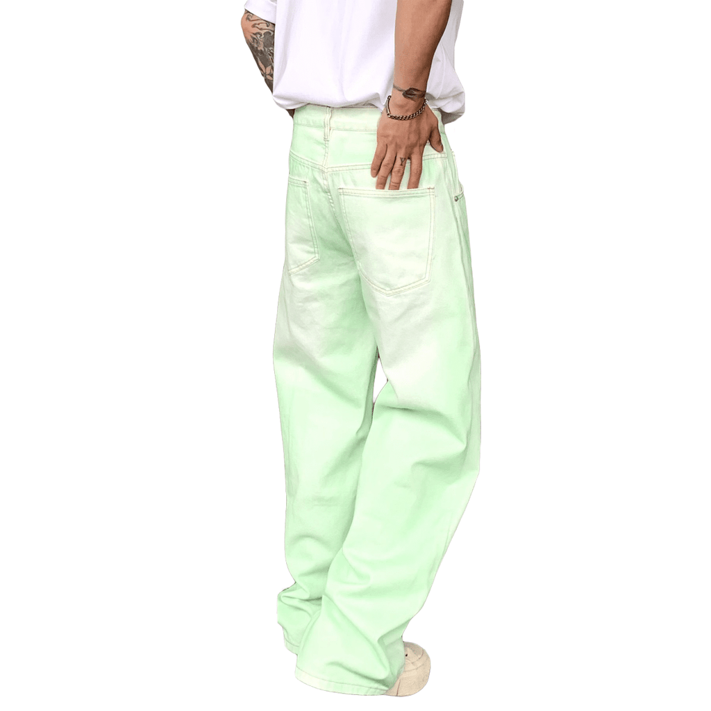 86 Heavy Winged Acid Wash Denim Jeans