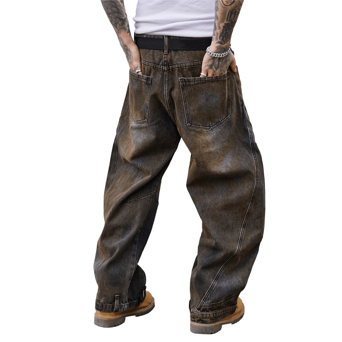 86 Curved Denim Jeans