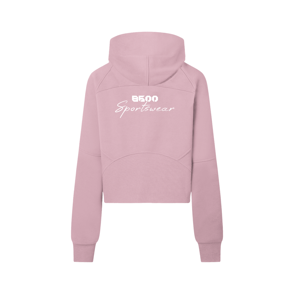 86 Cropped Sportswear Half-Zip Hoodie