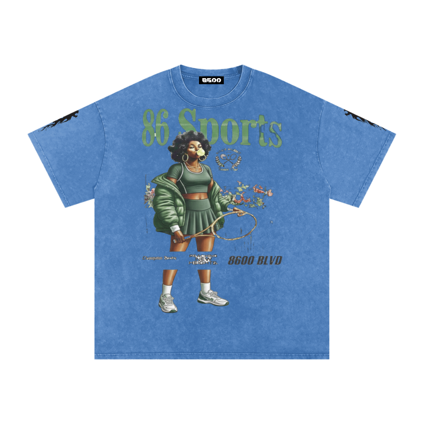 86 Sports Heavy Washed Tshirt