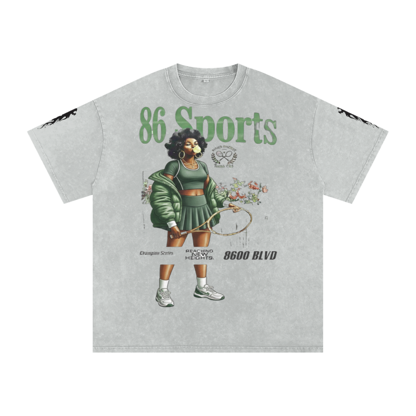 86 Sports Heavy Washed Tshirt