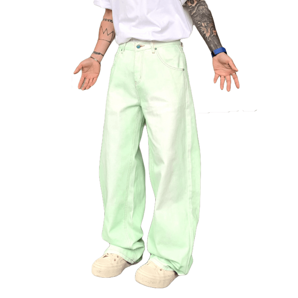 86 Heavy Winged Acid Wash Denim Jeans