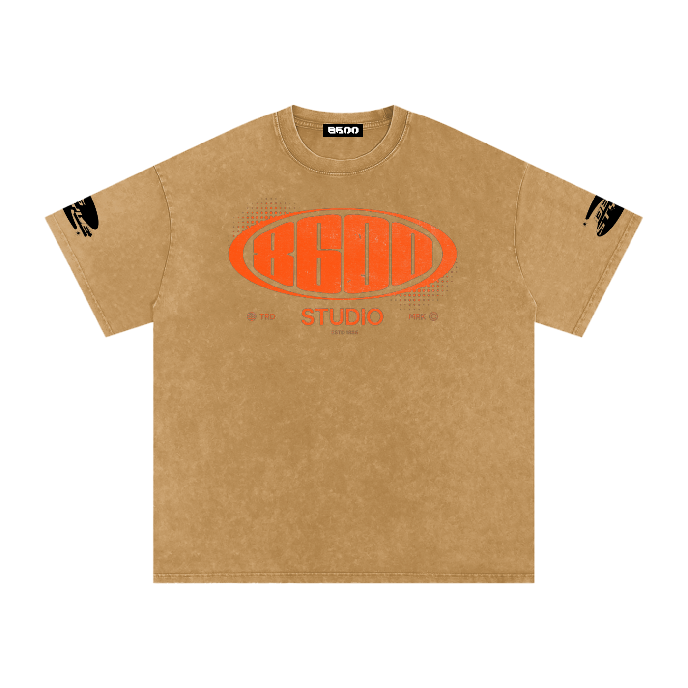 86 Snow Washed Oversized Cotton T-Shirt