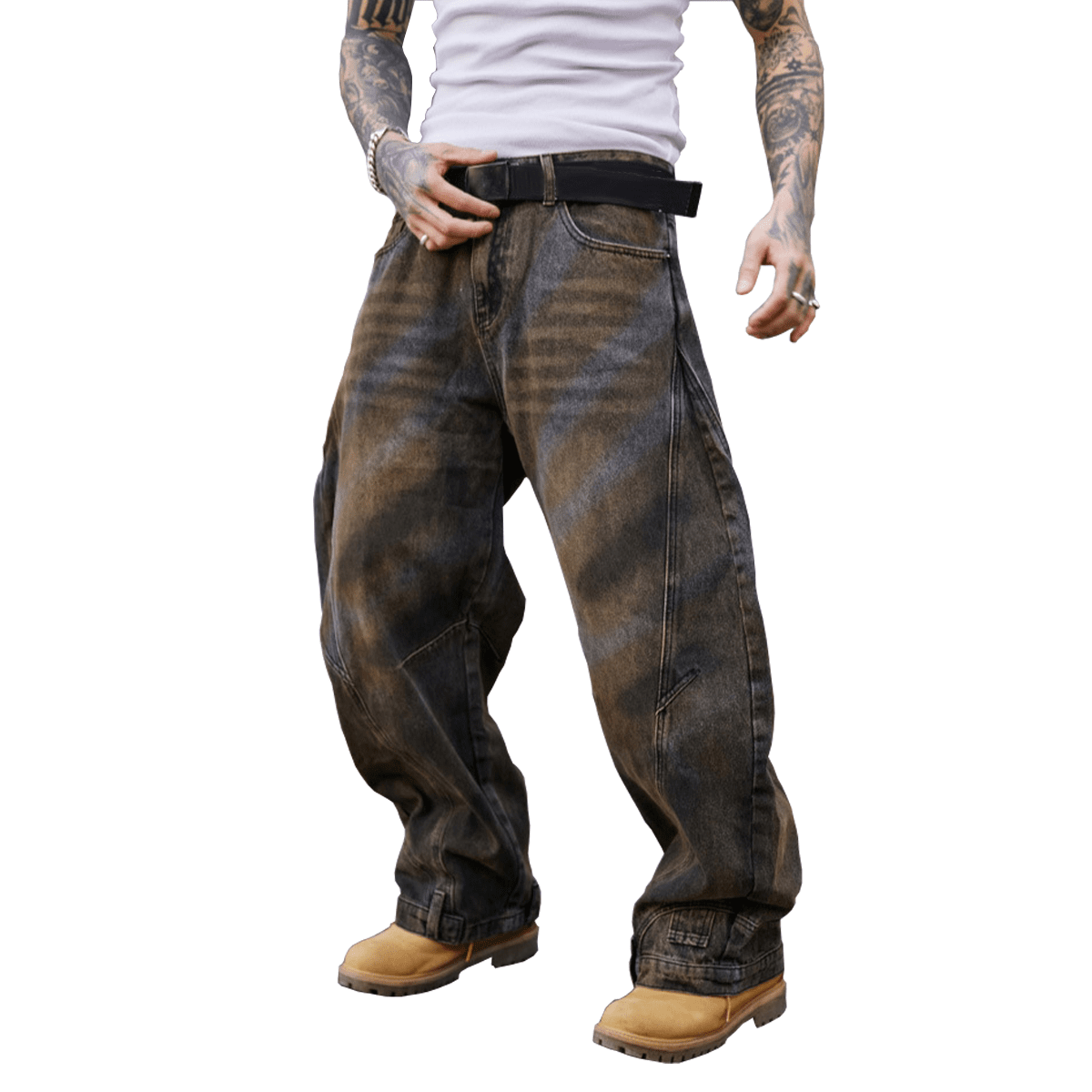 86 Curved Denim Jeans