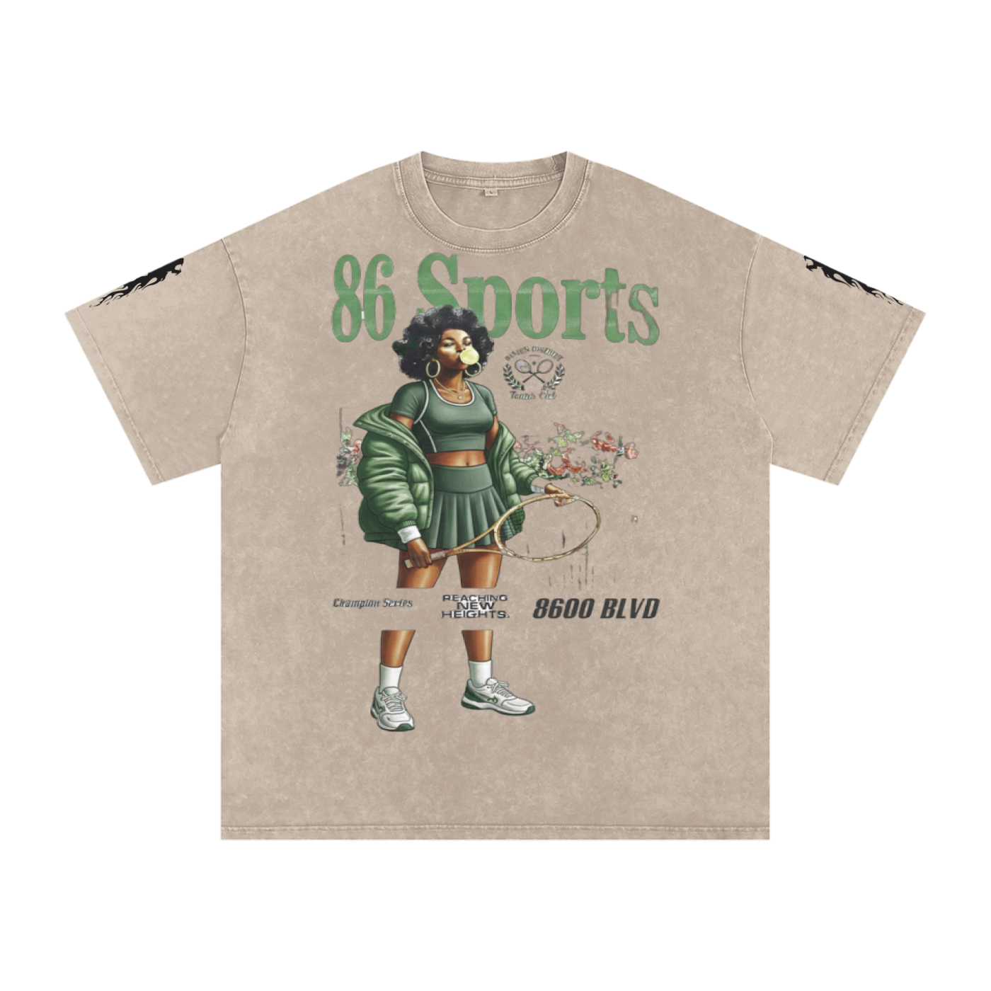 86 Sports Heavy Washed Tshirt