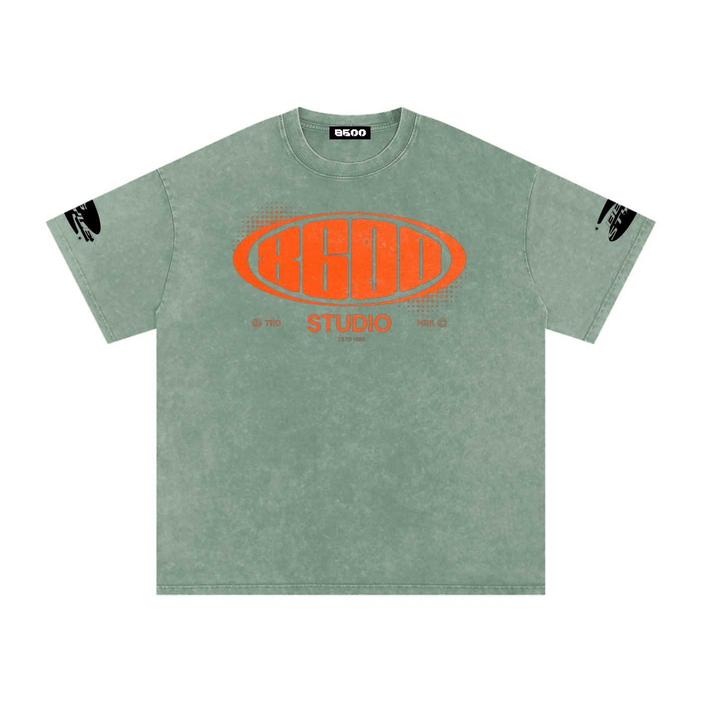 86 Snow Washed Oversized Cotton T-Shirt