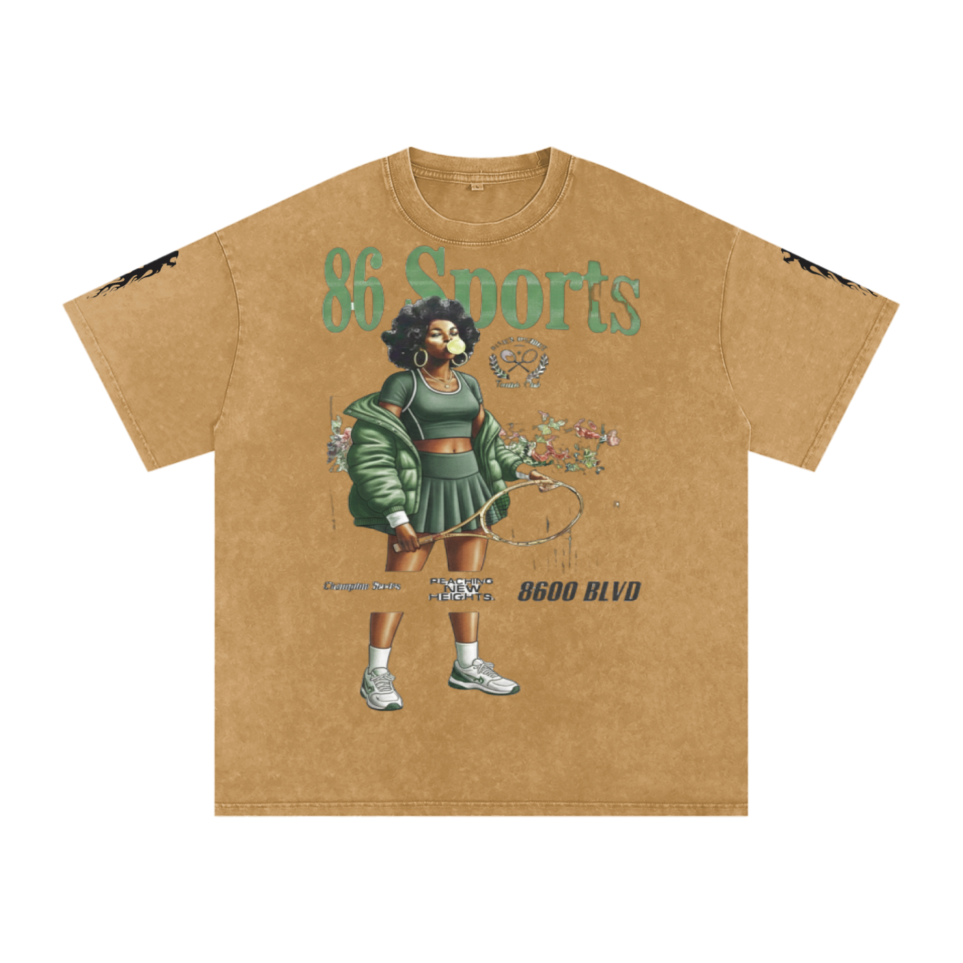 86 Sports Heavy Washed Tshirt