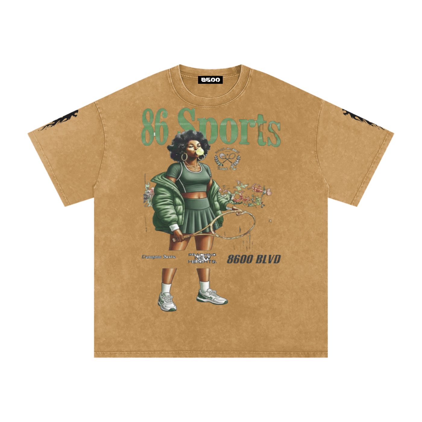 86 Sports Heavy Washed Tshirt