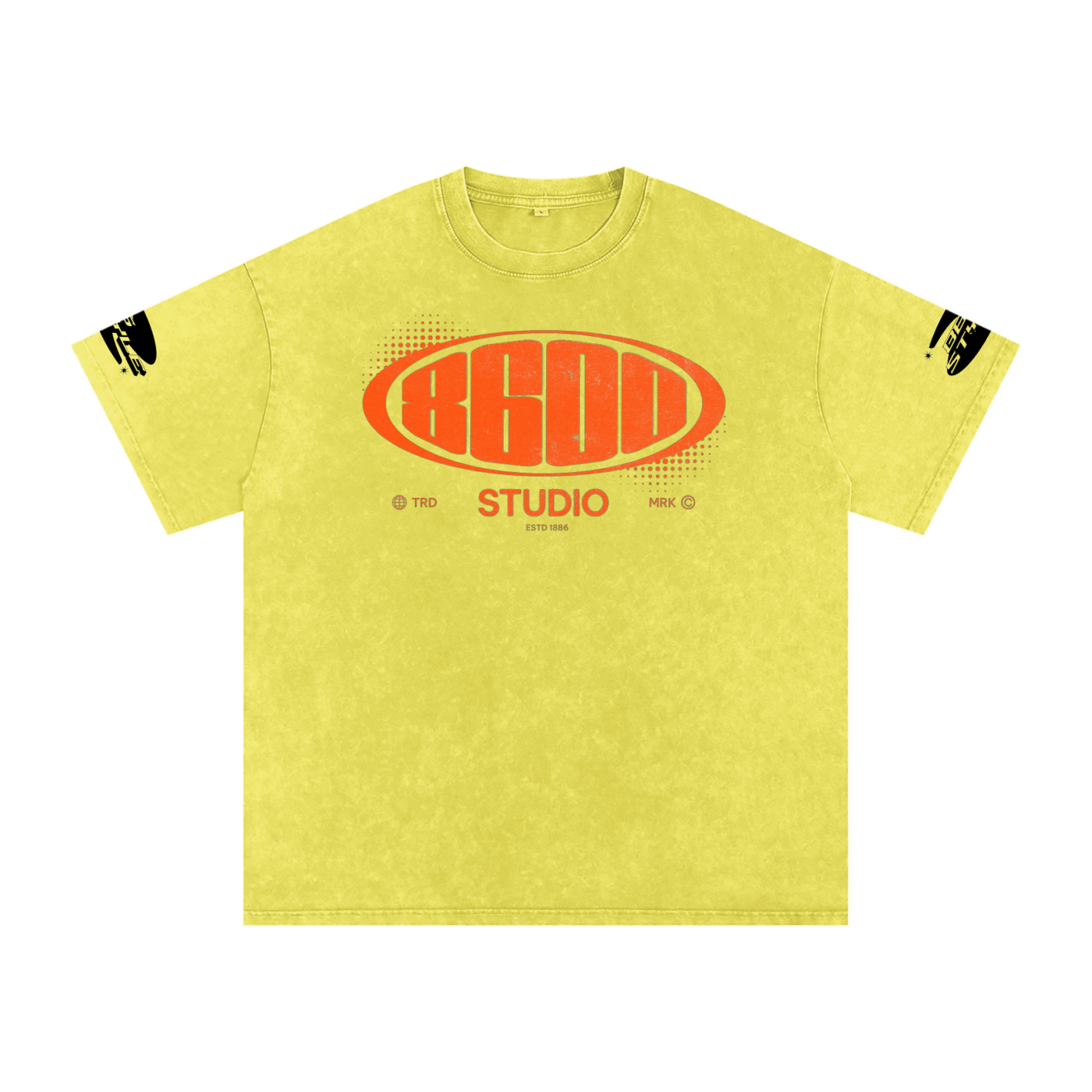 86 Snow Washed Oversized Cotton T-Shirt