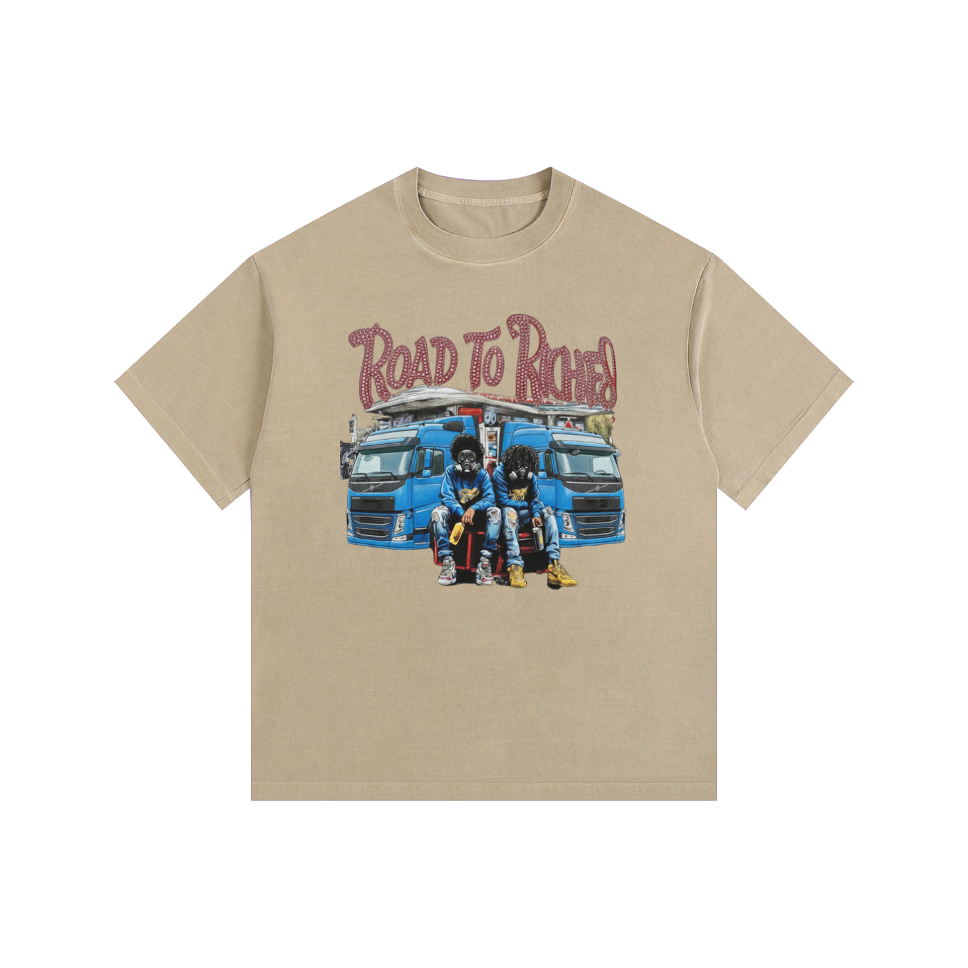 Vintage Road To Richies Oversized  T-Shirt