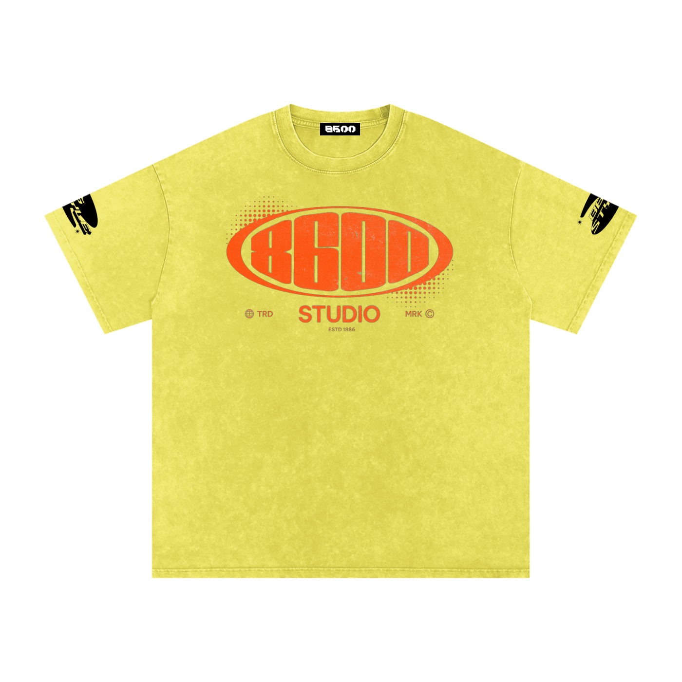 86 Snow Washed Oversized Cotton T-Shirt