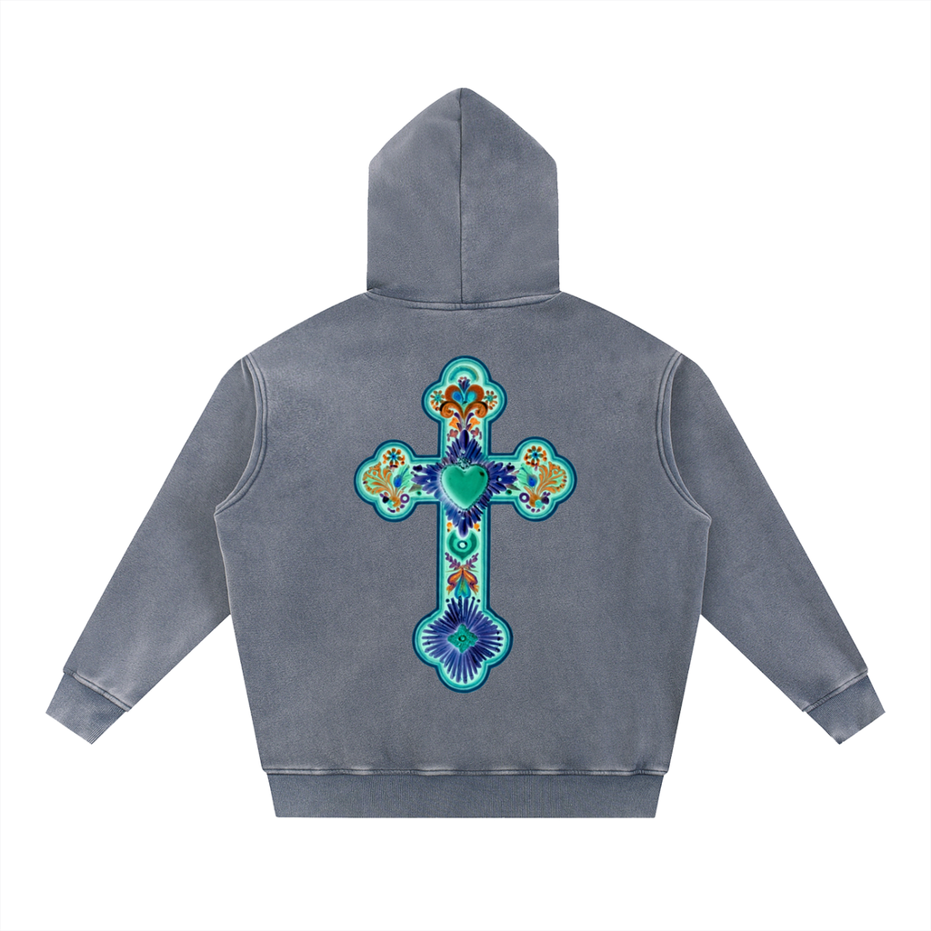 86 Inverted Cross Oversize Hoodie