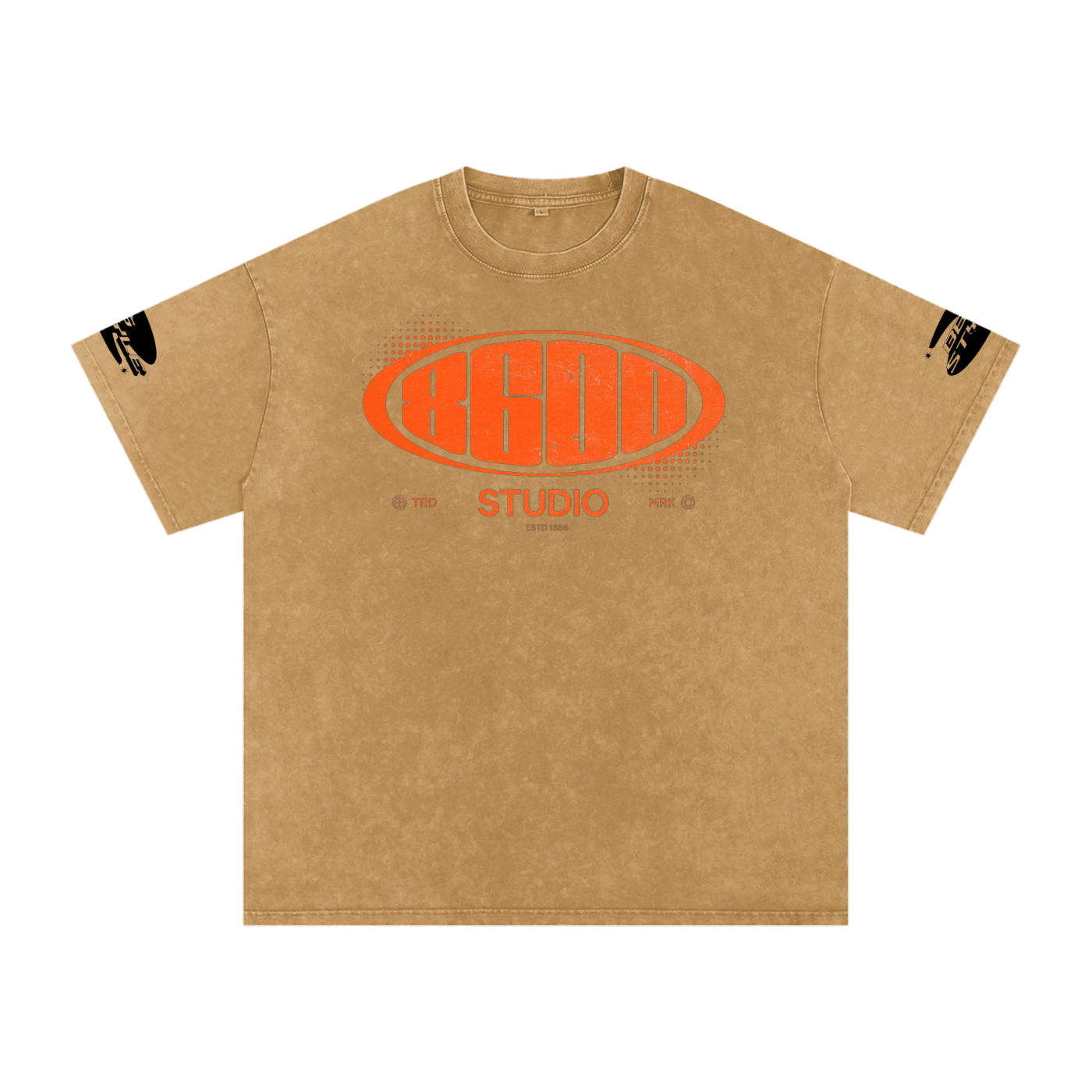 86 Snow Washed Oversized Cotton T-Shirt