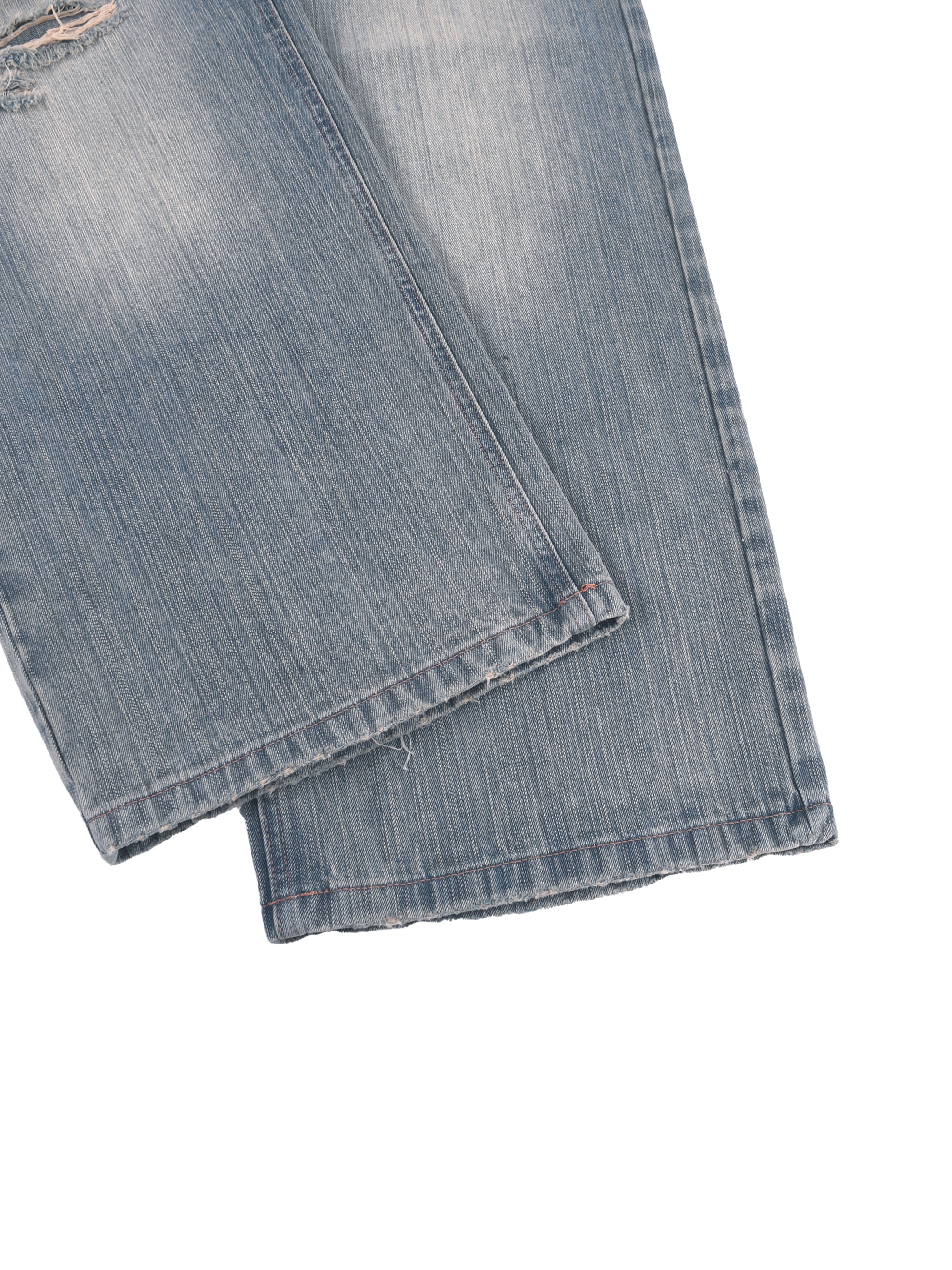 Keep It To Yo Self Vintage Distressed Denim Jeans